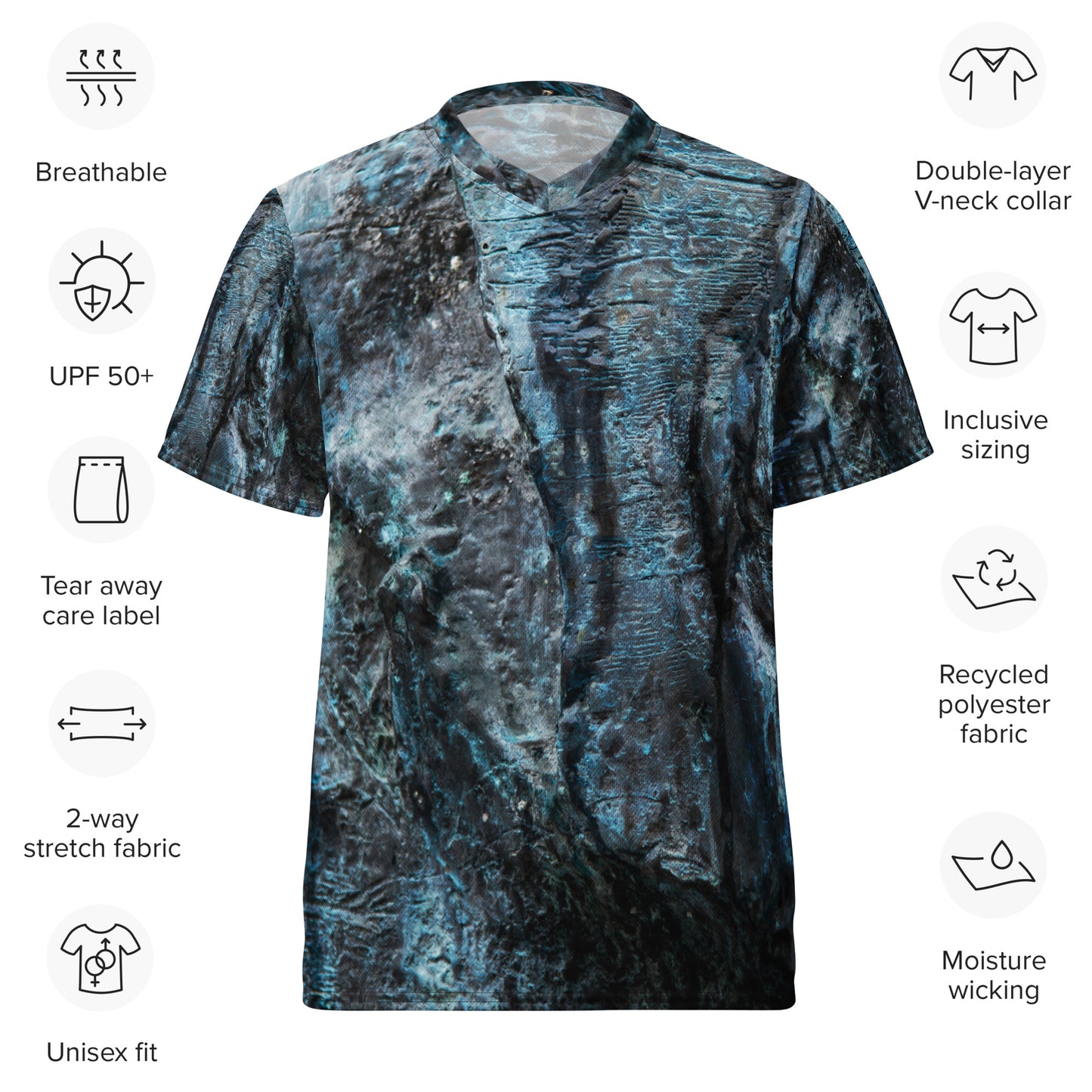 Abstract X Series T-Shirt, Tee | Recycled Unisex Sports Jersey