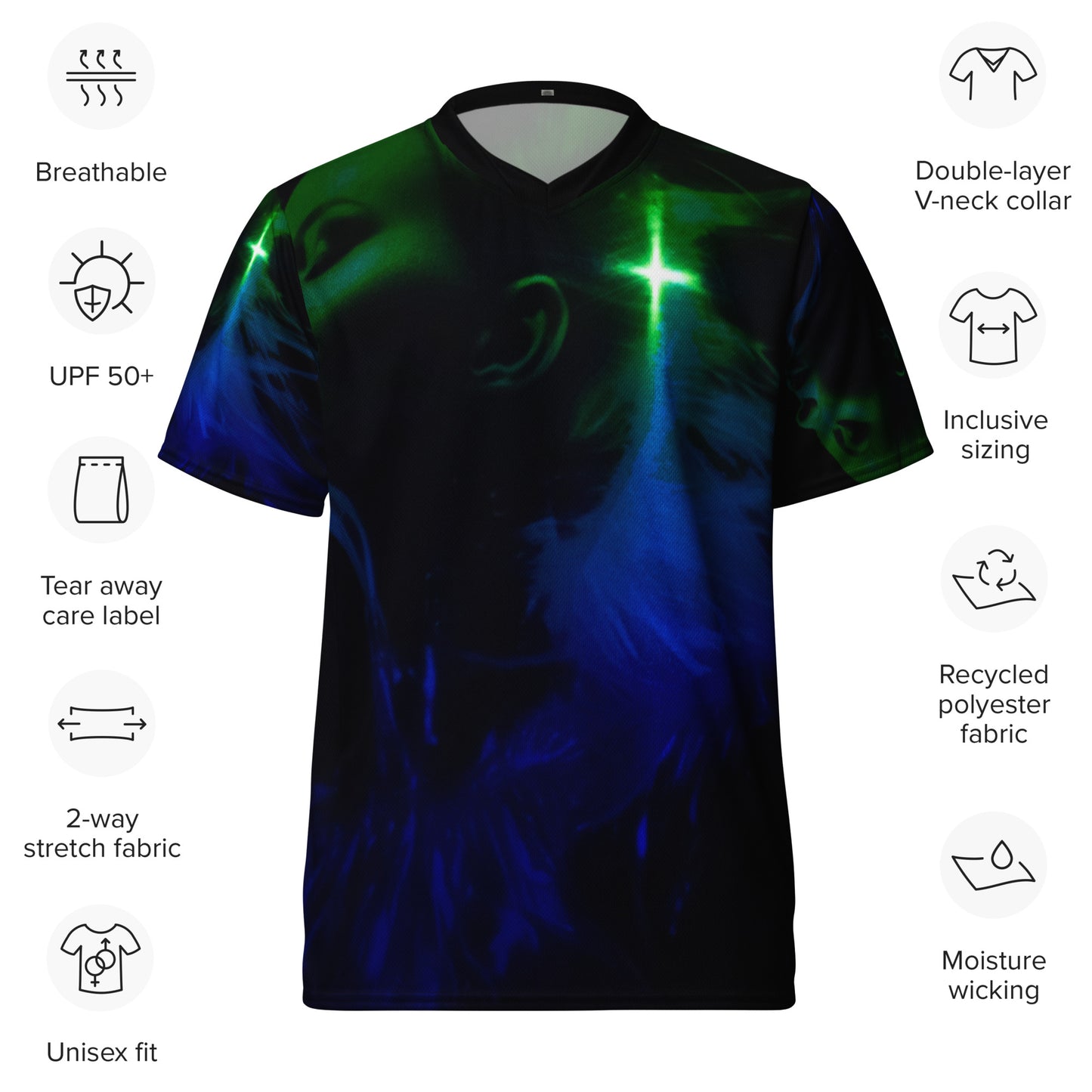 Abstract X Series T-Shirt, Tee | Recycled Unisex Sports Jersey