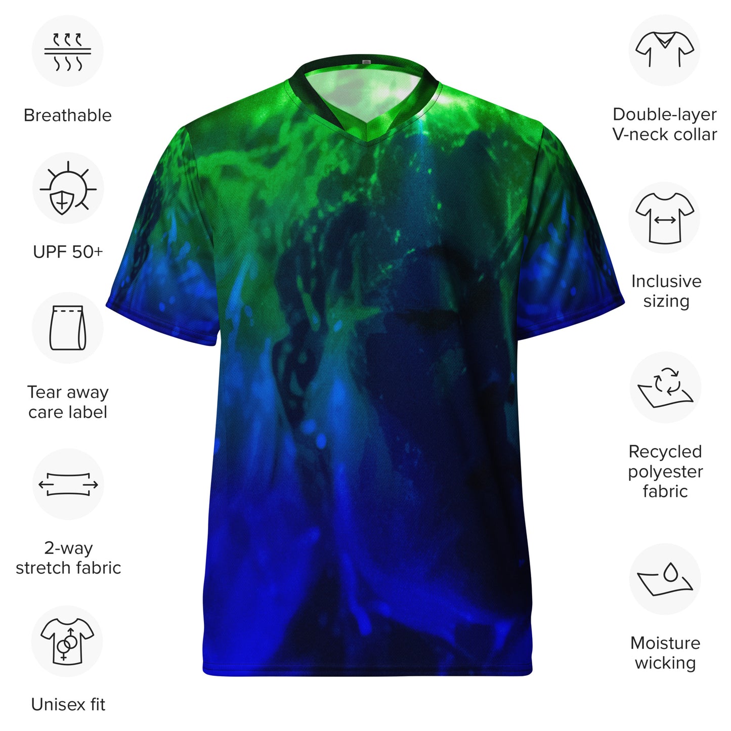 Abstract X Series T-Shirt, Tee | Recycled Unisex Sports Jersey